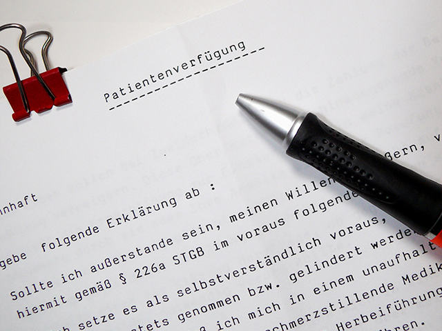 Vorsorgevollmacht, Betreuungs- und Patientenverfügung